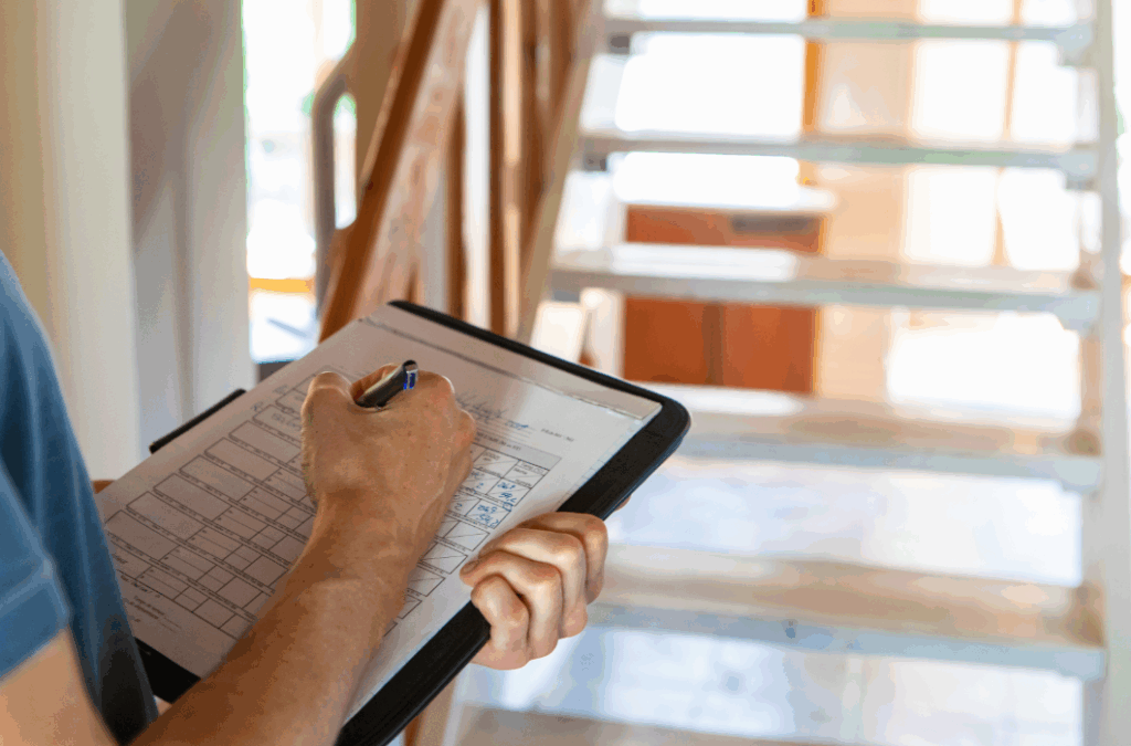 damp survey clipboard